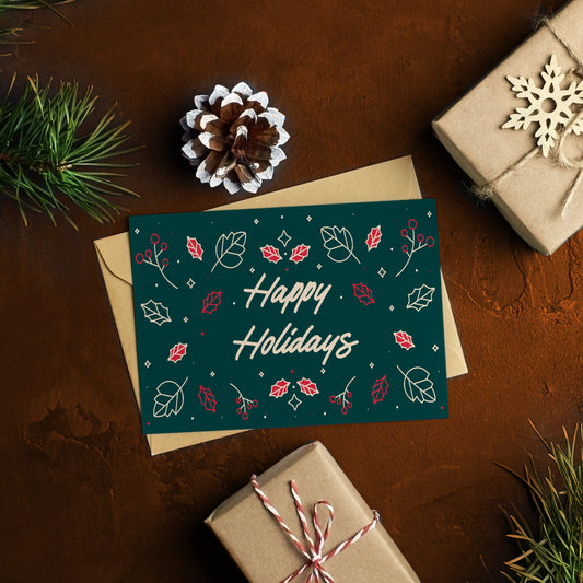 Seasonal Print Ideas: Holiday Cards that Shine