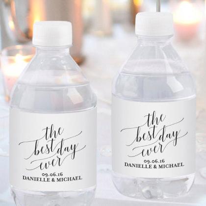 Water Bottle Labels