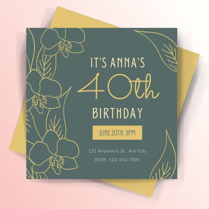 Square Invitations