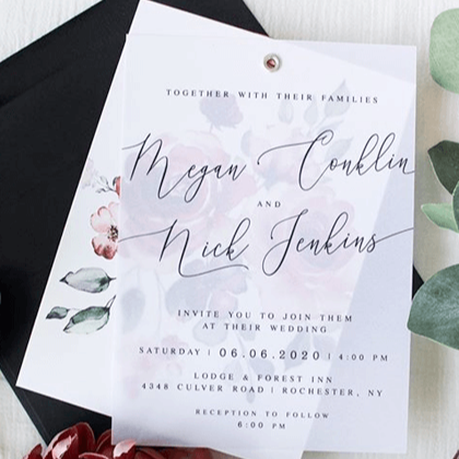 Vellum Wedding Invitations